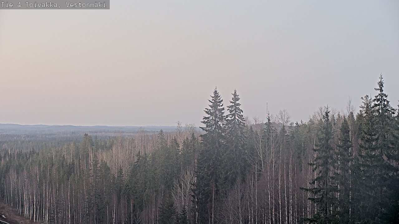 Weather Camera Image Road 4 Toivakka, Vestonmäki, Toivakka, Keski-Suomi