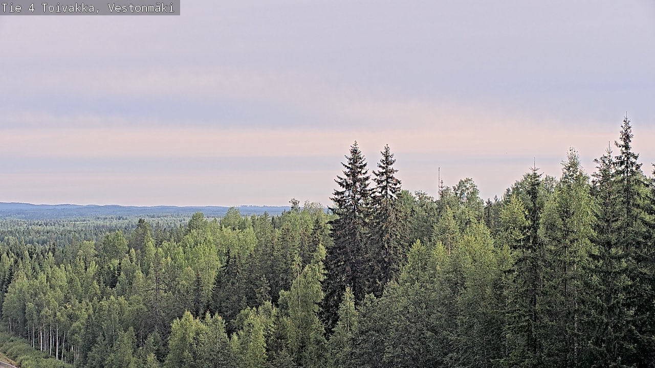 Weather Camera Image Road 4 Toivakka, Vestonmäki, Toivakka, Keski-Suomi