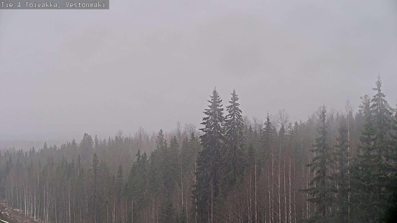 Weather Camera Image Väg 4 Toivakka, Vestonmäki, Toivakka, Keski-Suomi