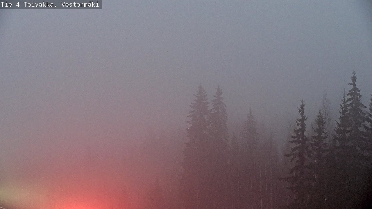 Weather Camera Image Väg 4 Toivakka, Vestonmäki, Toivakka, Keski-Suomi