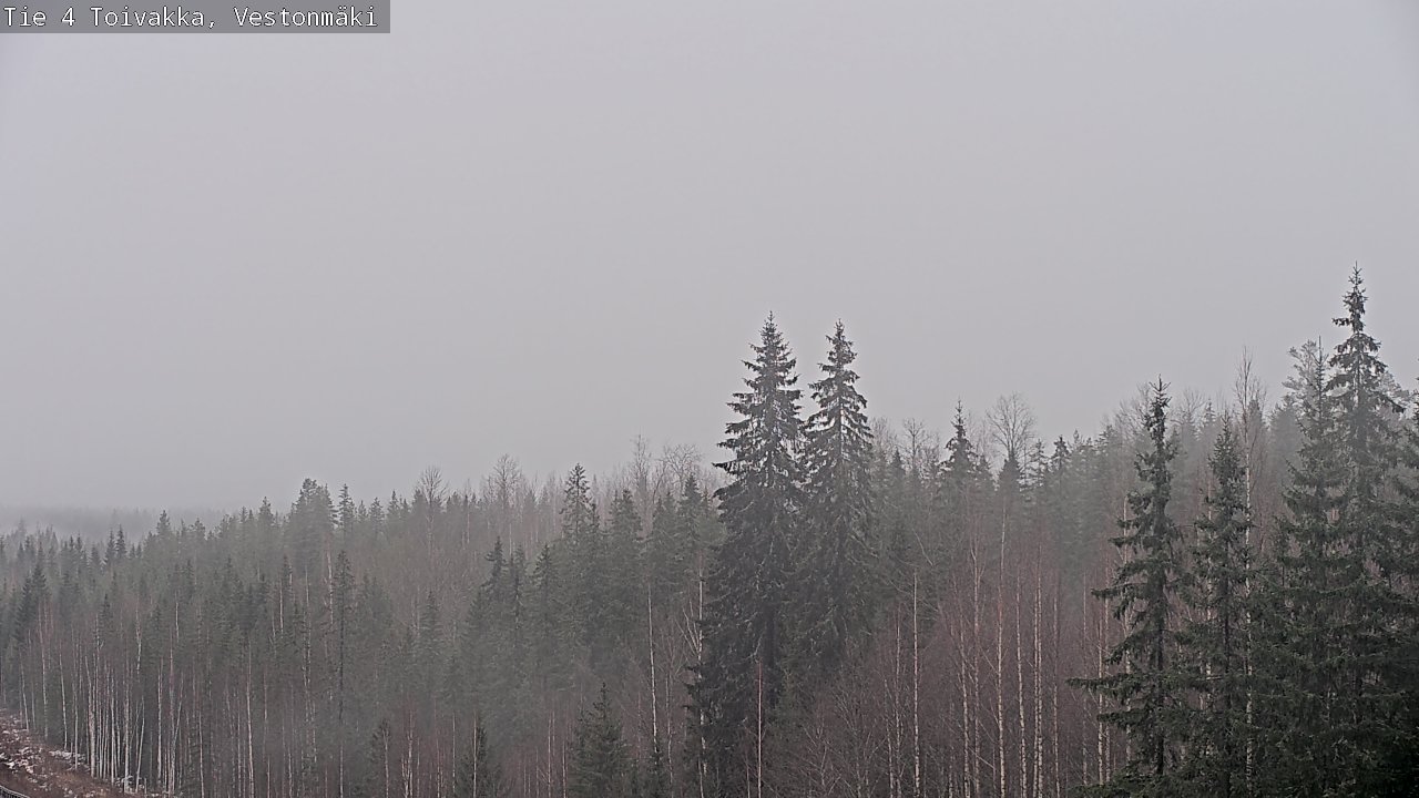 Weather Camera Image Väg 4 Toivakka, Vestonmäki, Toivakka, Keski-Suomi