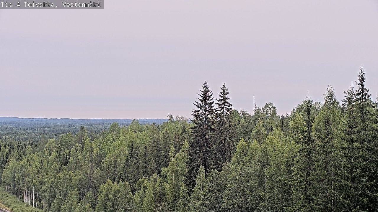Weather Camera Image Road 4 Toivakka, Vestonmäki, Toivakka, Keski-Suomi