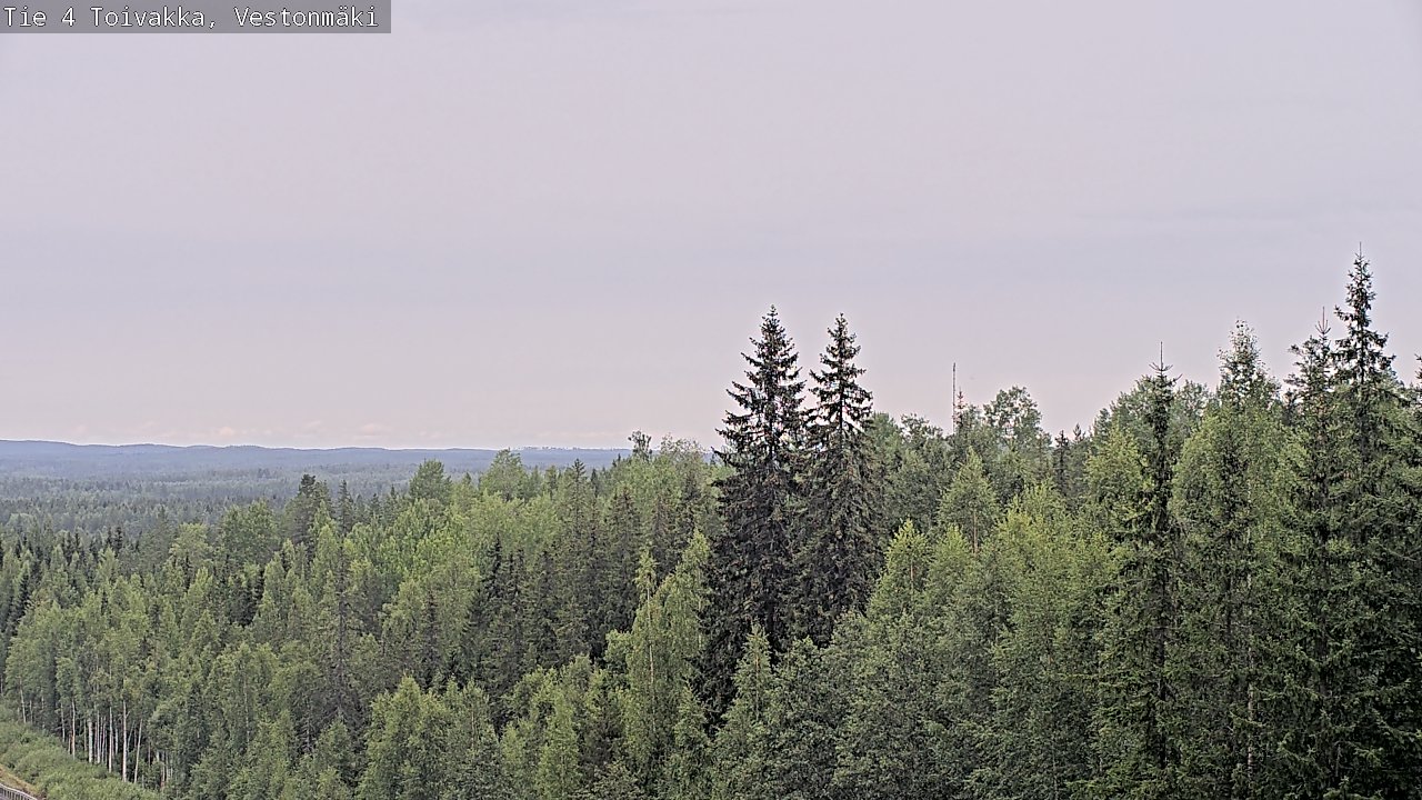 Weather Camera Image Road 4 Toivakka, Vestonmäki, Toivakka, Keski-Suomi