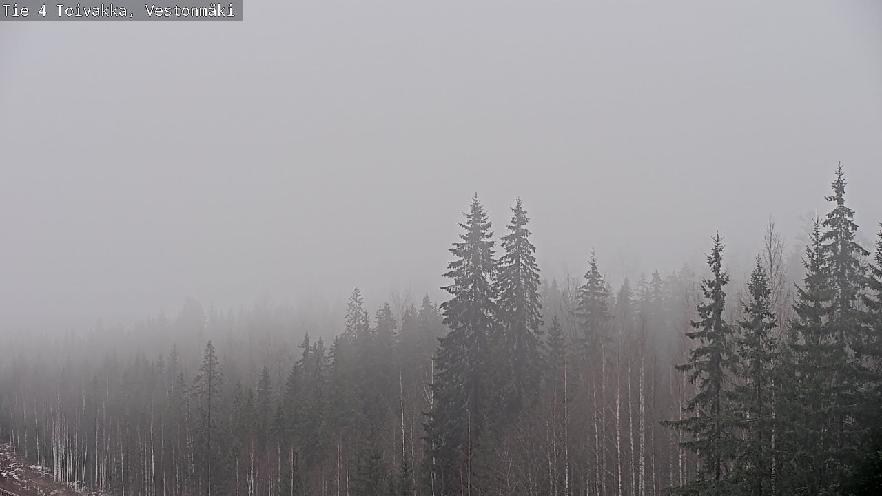 Weather Camera Image Väg 4 Toivakka, Vestonmäki, Toivakka, Keski-Suomi