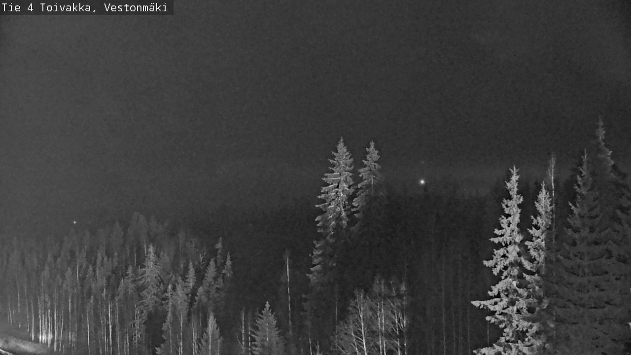 Weather Camera Image Väg 4 Toivakka, Vestonmäki, Toivakka, Keski-Suomi