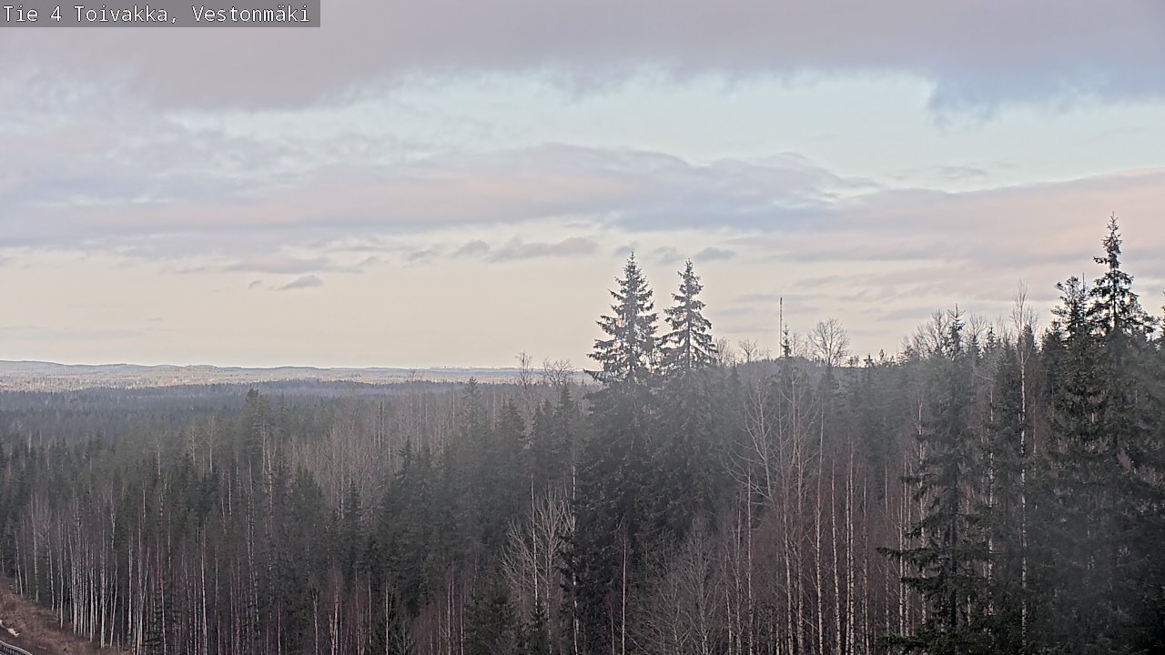 Weather Camera Image Road 4 Toivakka, Vestonmäki, Toivakka, Keski-Suomi