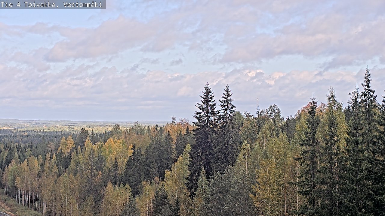 Weather Camera Image Väg 4 Toivakka, Vestonmäki, Toivakka, Keski-Suomi