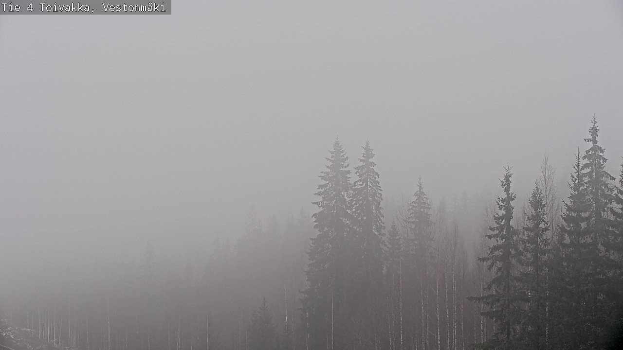 Weather Camera Image Väg 4 Toivakka, Vestonmäki, Toivakka, Keski-Suomi