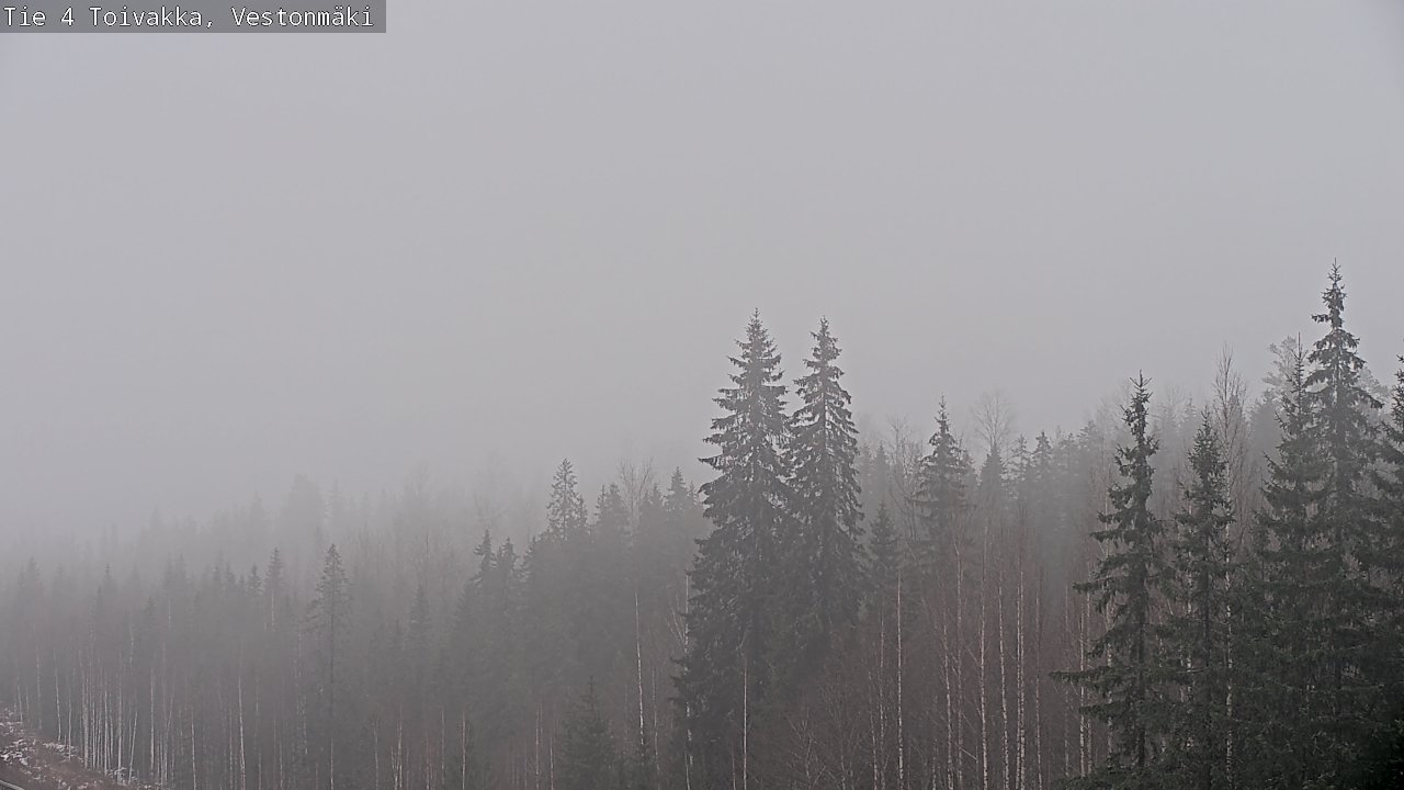 Weather Camera Image Väg 4 Toivakka, Vestonmäki, Toivakka, Keski-Suomi