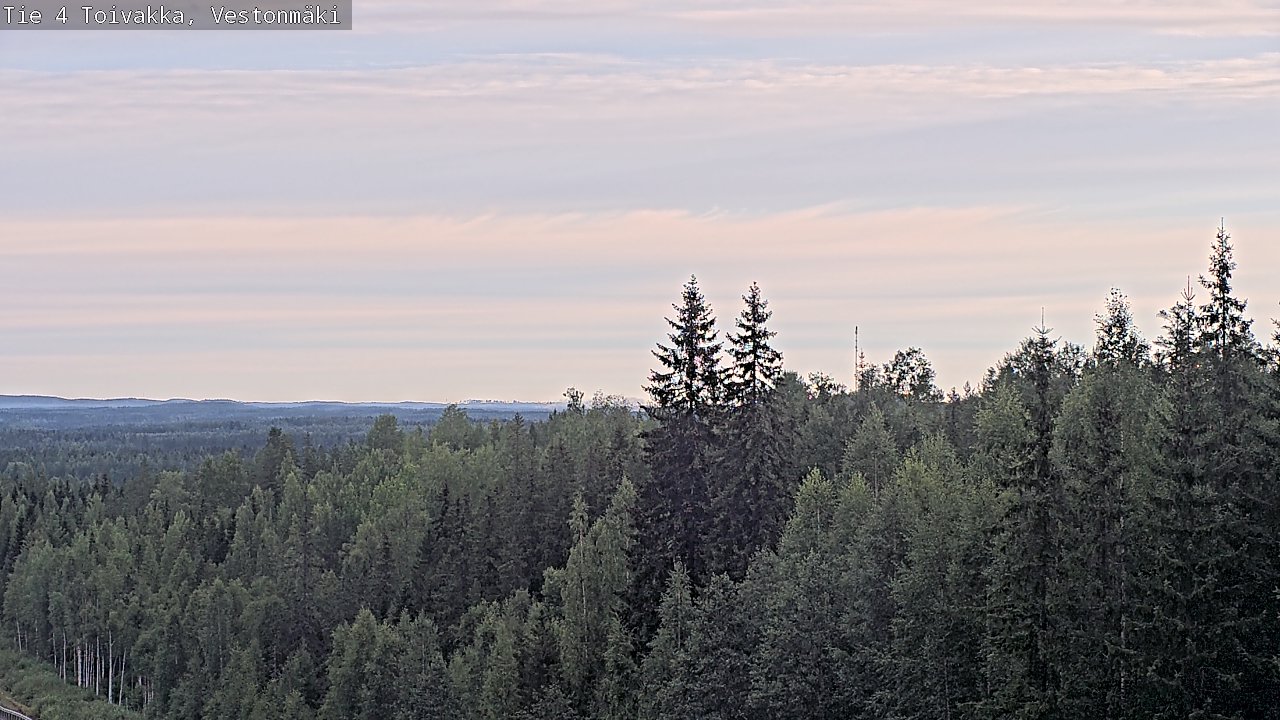 Weather Camera Image Road 4 Toivakka, Vestonmäki, Toivakka, Keski-Suomi