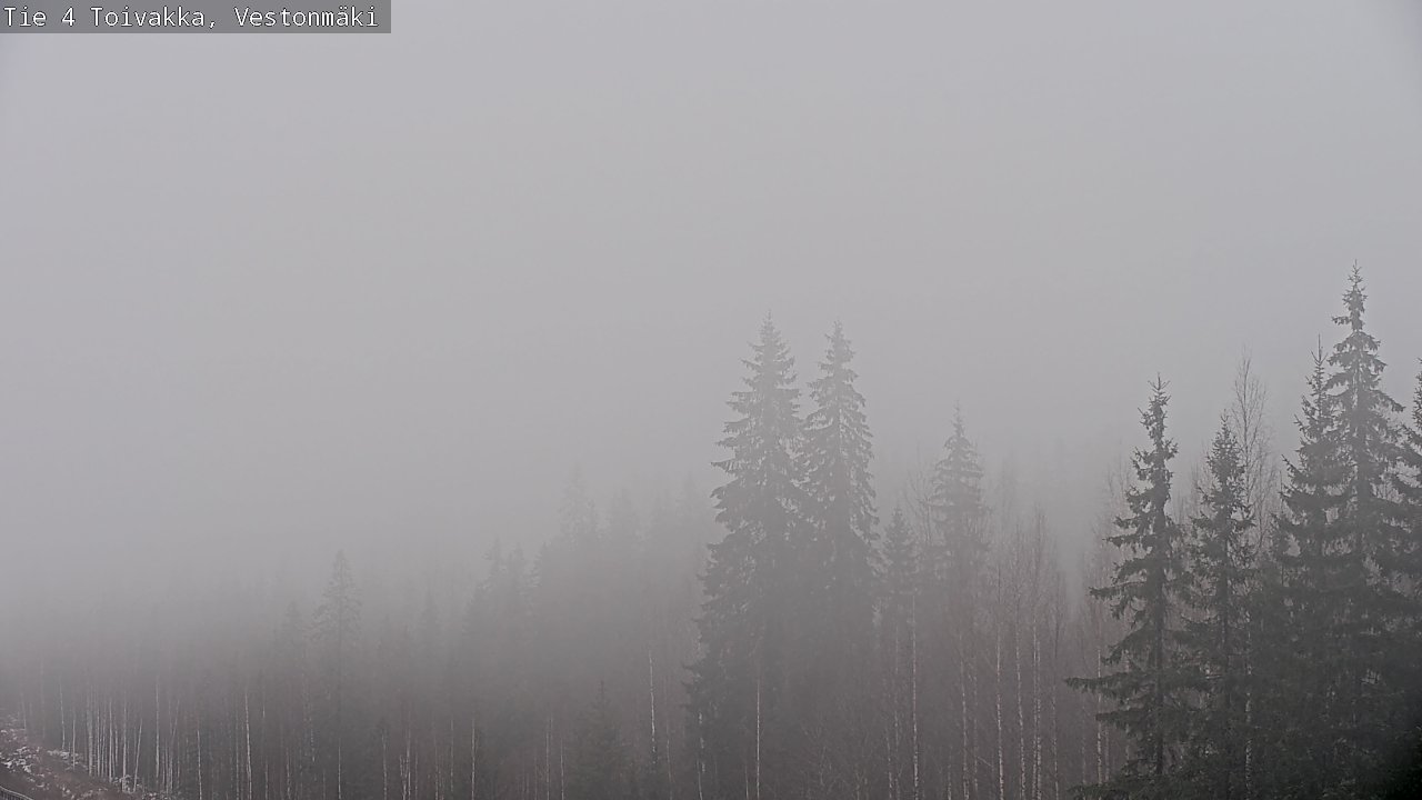 Weather Camera Image Väg 4 Toivakka, Vestonmäki, Toivakka, Keski-Suomi