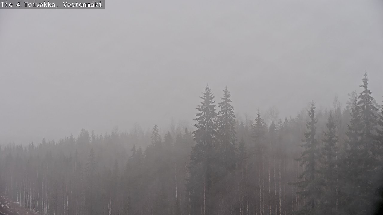 Weather Camera Image Väg 4 Toivakka, Vestonmäki, Toivakka, Keski-Suomi