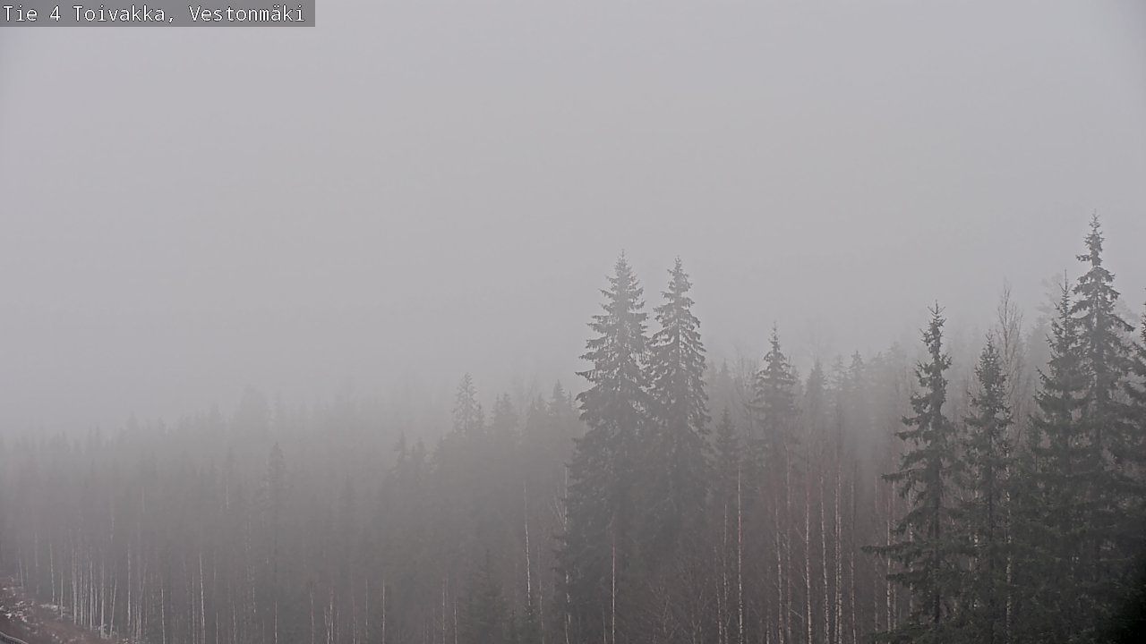 Weather Camera Image Väg 4 Toivakka, Vestonmäki, Toivakka, Keski-Suomi