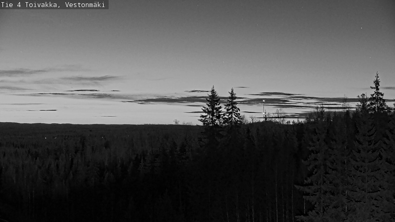 Weather Camera Image Road 4 Toivakka, Vestonmäki, Toivakka, Keski-Suomi