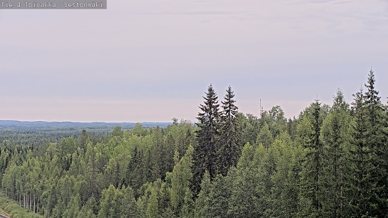 Weather Camera Image Road 4 Toivakka, Vestonmäki, Toivakka, Keski-Suomi