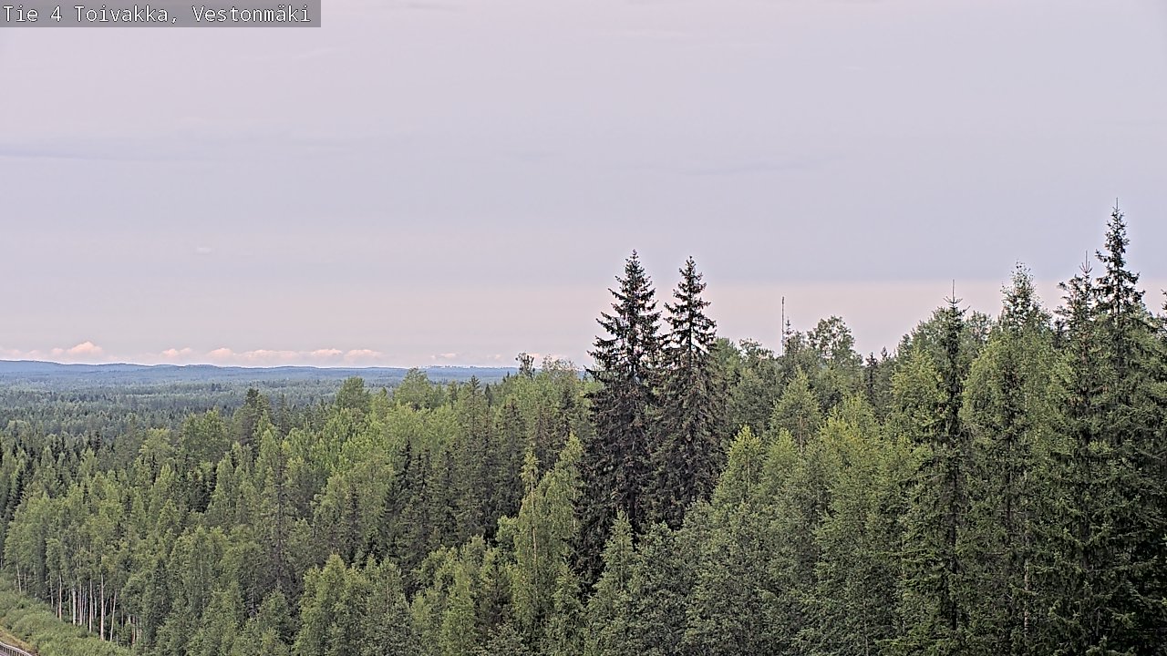 Weather Camera Image Road 4 Toivakka, Vestonmäki, Toivakka, Keski-Suomi