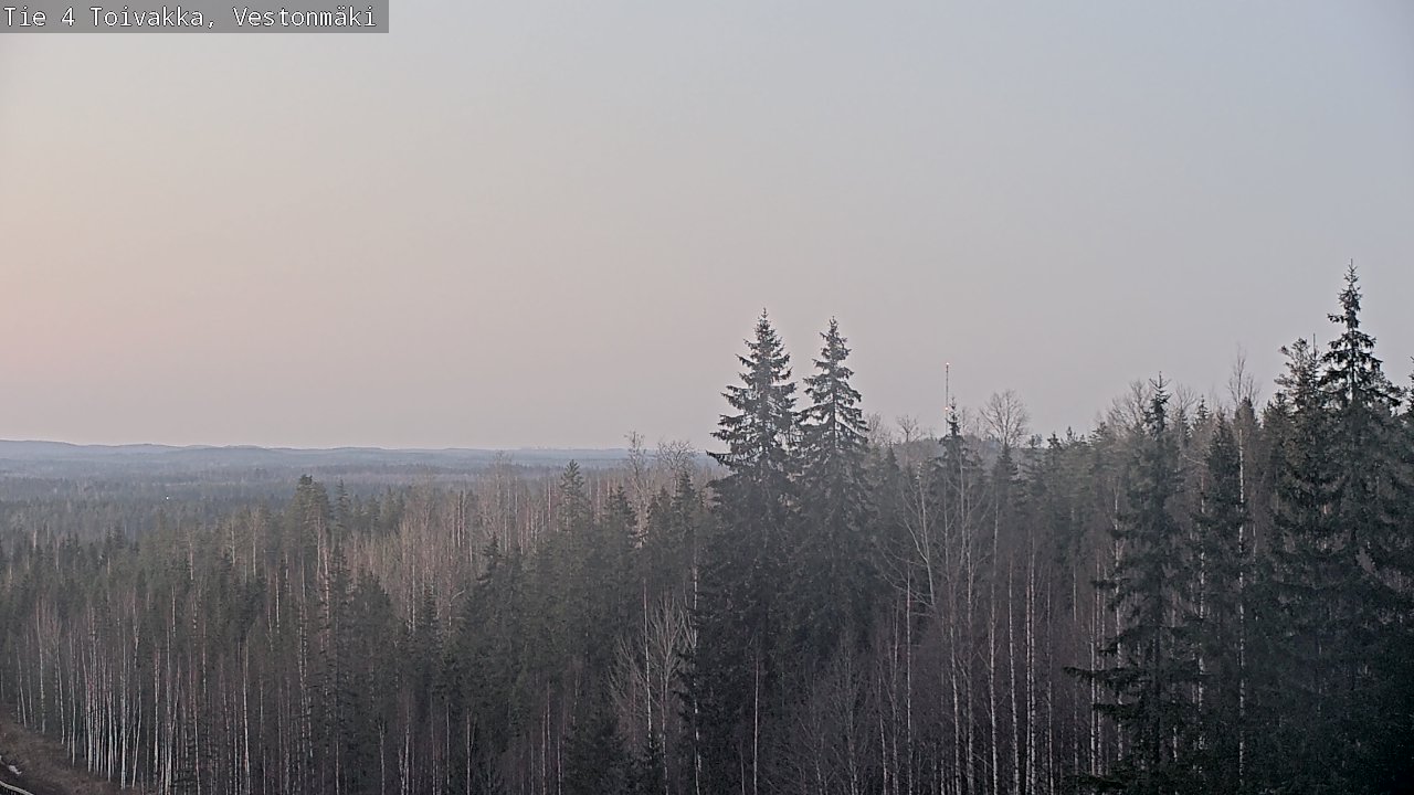 Weather Camera Image Road 4 Toivakka, Vestonmäki, Toivakka, Keski-Suomi
