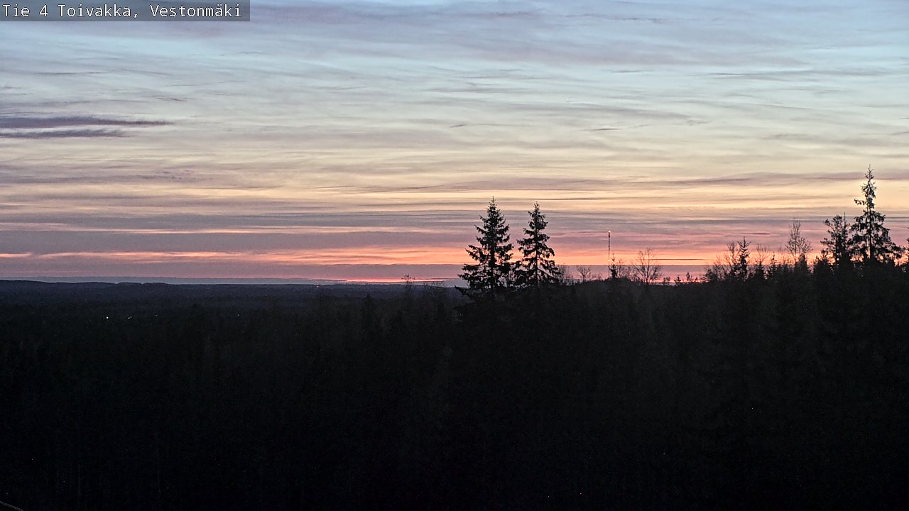 Weather Camera Image Road 4 Toivakka, Vestonmäki, Toivakka, Keski-Suomi