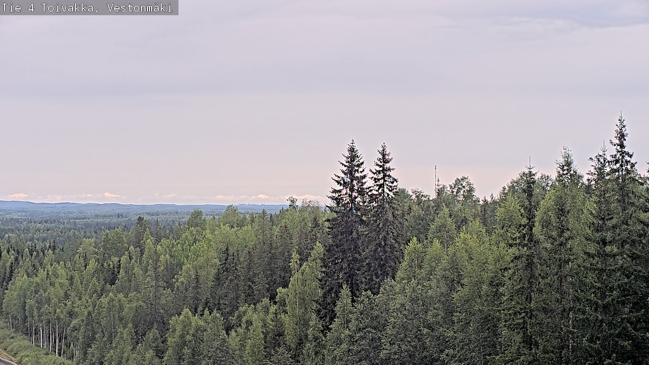 Weather Camera Image Road 4 Toivakka, Vestonmäki, Toivakka, Keski-Suomi