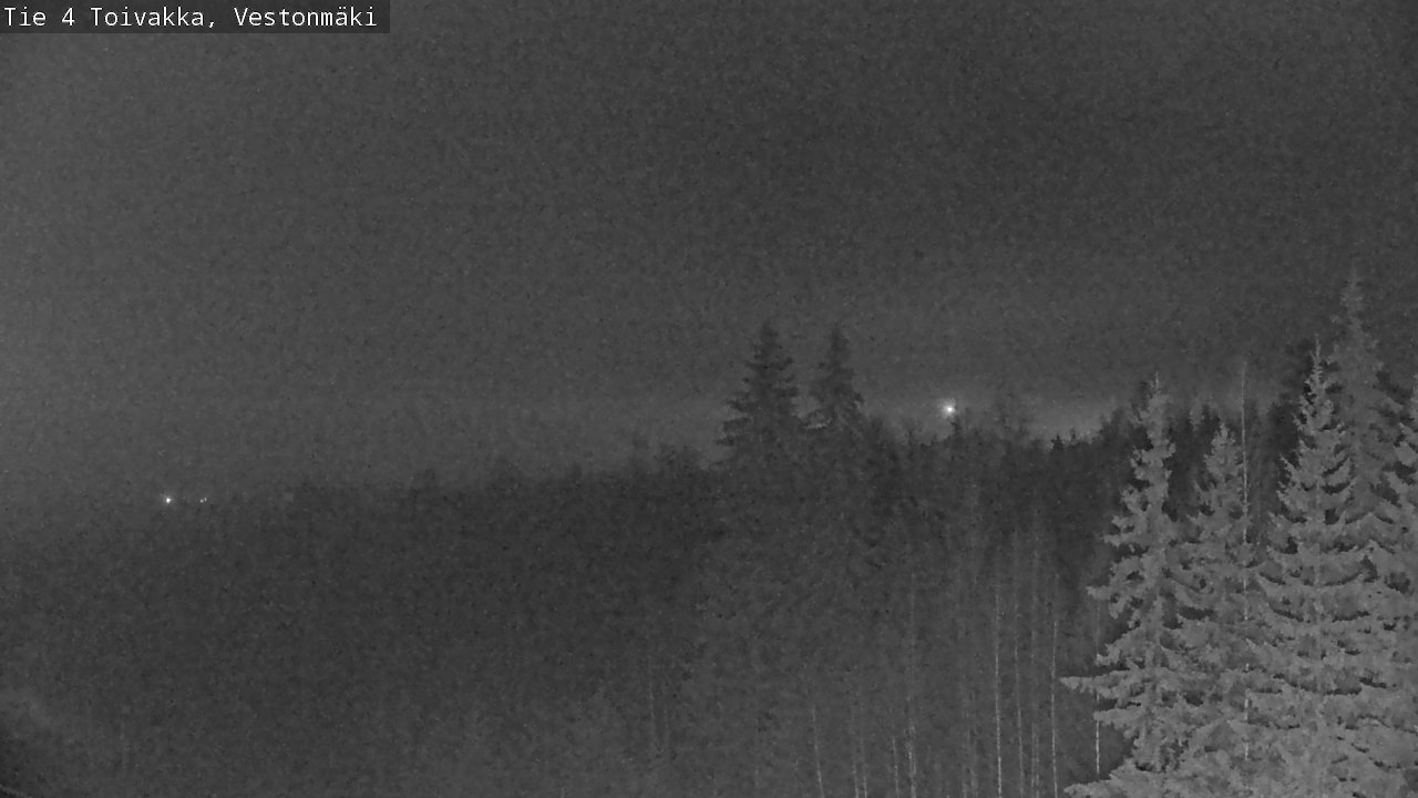 Weather Camera Image Väg 4 Toivakka, Vestonmäki, Toivakka, Keski-Suomi
