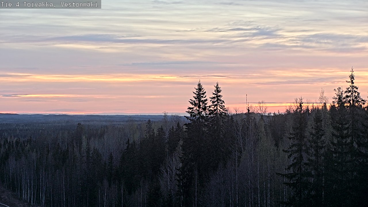 Weather Camera Image Road 4 Toivakka, Vestonmäki, Toivakka, Keski-Suomi