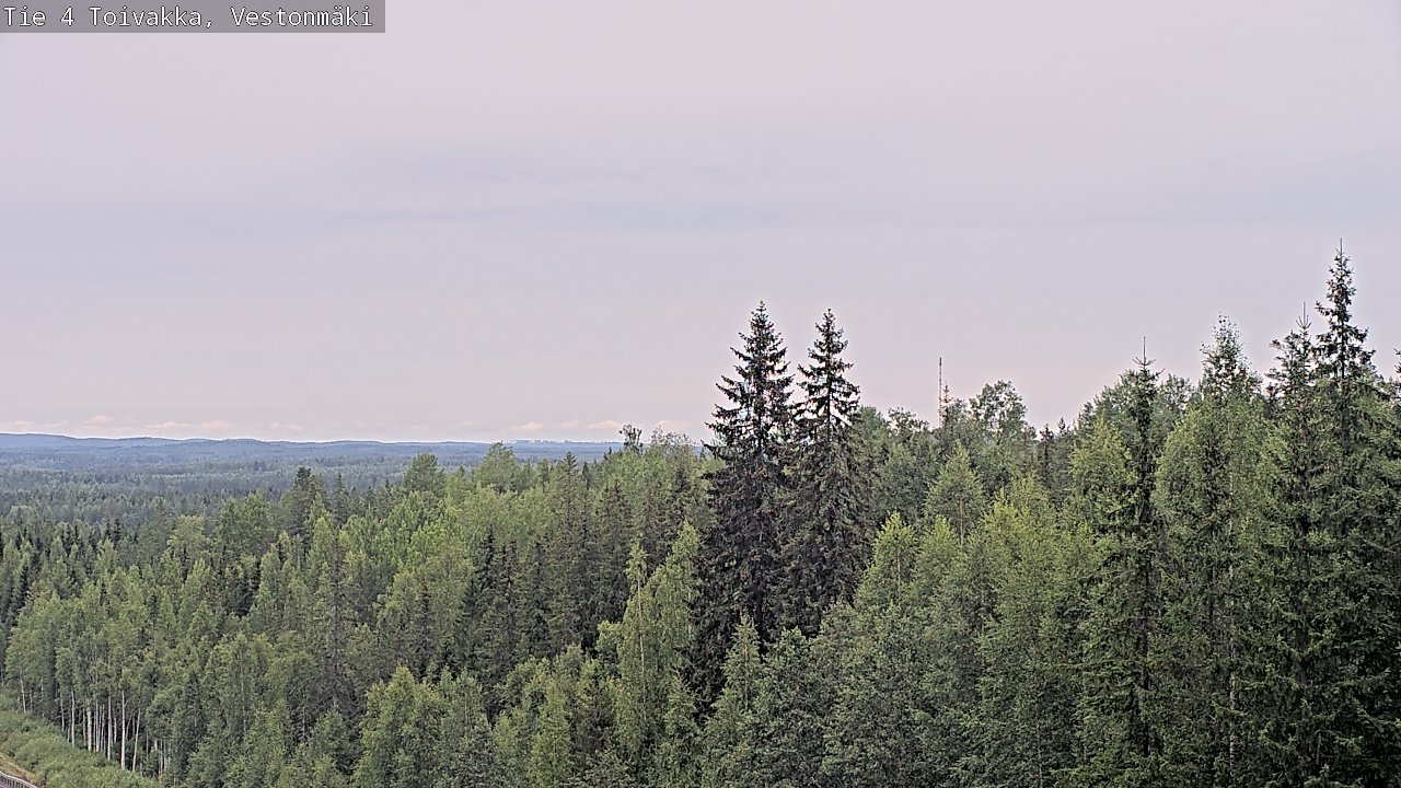 Weather Camera Image Road 4 Toivakka, Vestonmäki, Toivakka, Keski-Suomi