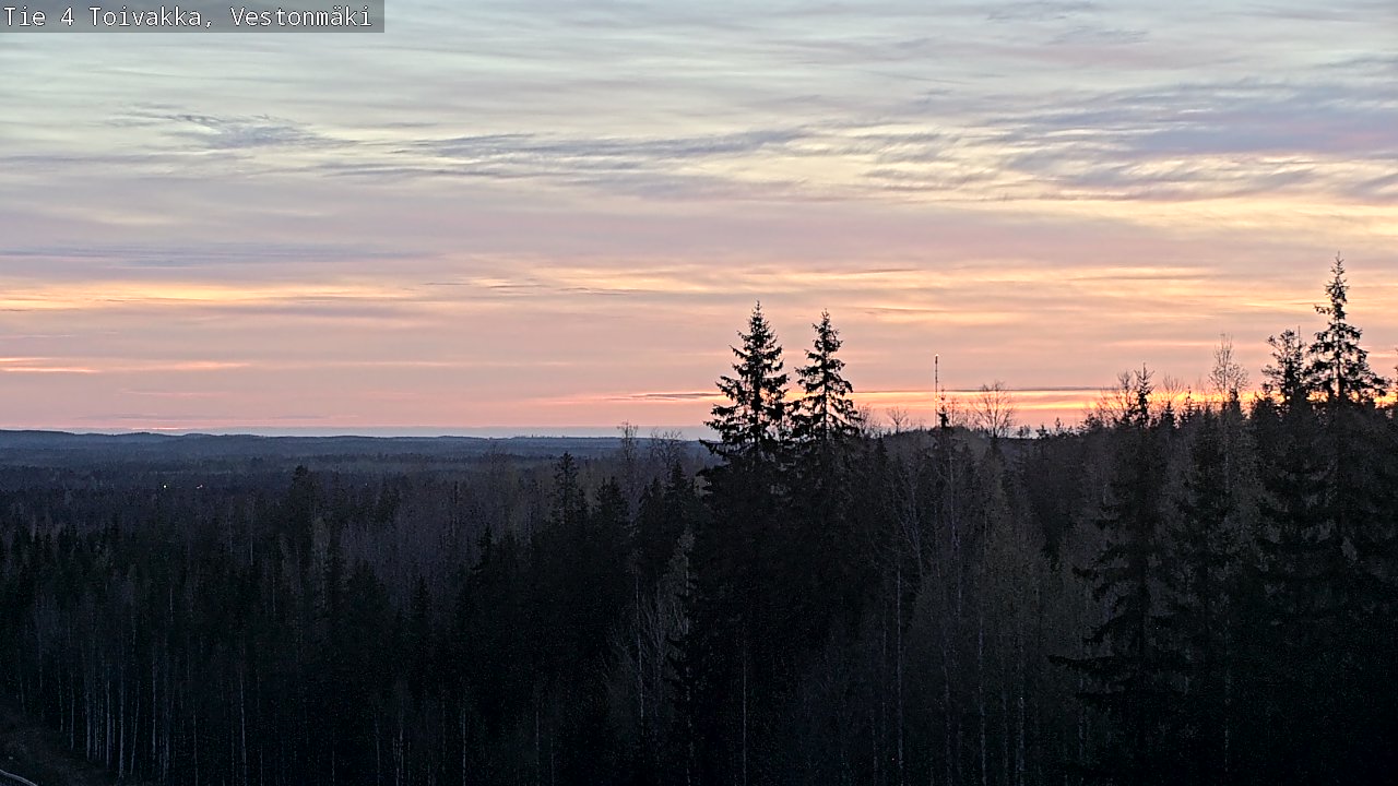 Weather Camera Image Road 4 Toivakka, Vestonmäki, Toivakka, Keski-Suomi
