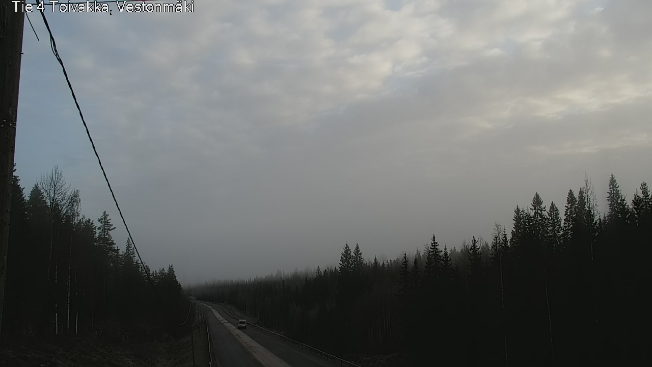 Weather Camera Image Road 4 Toivakka, Vestonmäki, Toivakka, Keski-Suomi