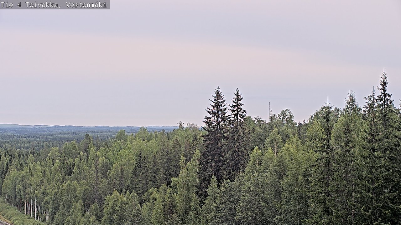 Weather Camera Image Road 4 Toivakka, Vestonmäki, Toivakka, Keski-Suomi