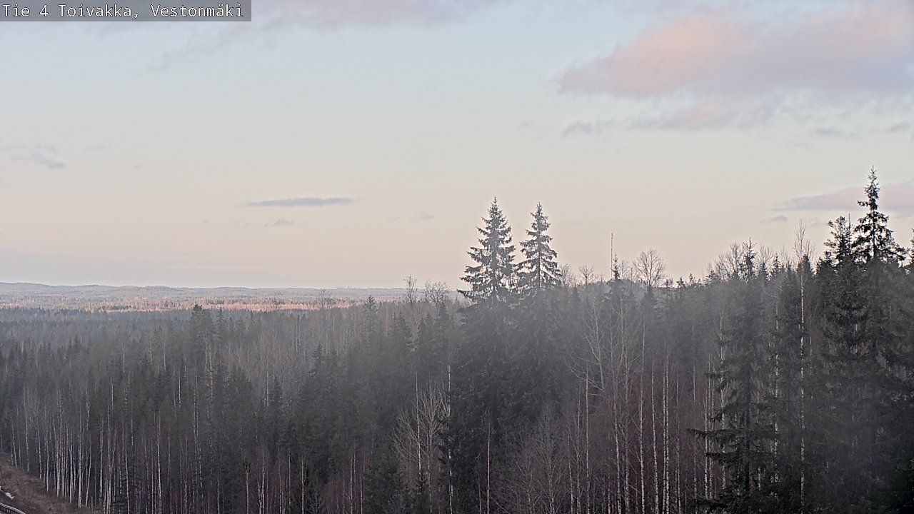 Weather Camera Image Road 4 Toivakka, Vestonmäki, Toivakka, Keski-Suomi