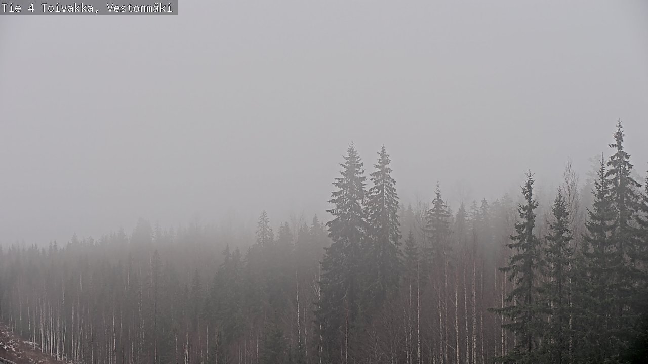 Weather Camera Image Väg 4 Toivakka, Vestonmäki, Toivakka, Keski-Suomi