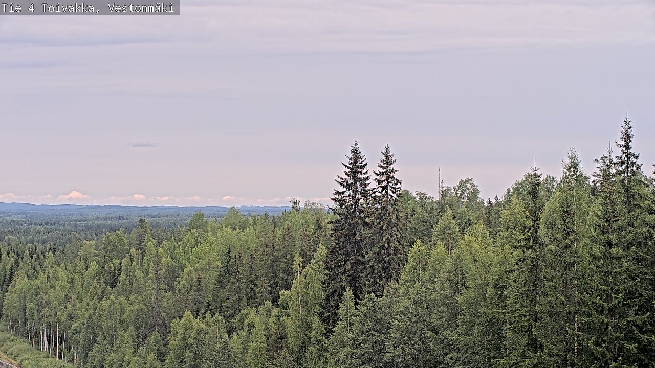 Weather Camera Image Road 4 Toivakka, Vestonmäki, Toivakka, Keski-Suomi