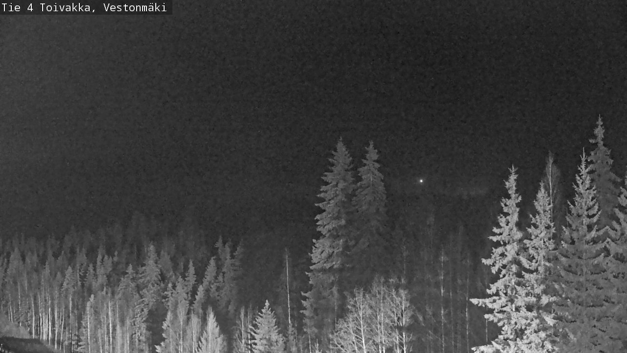 Weather Camera Image Väg 4 Toivakka, Vestonmäki, Toivakka, Keski-Suomi