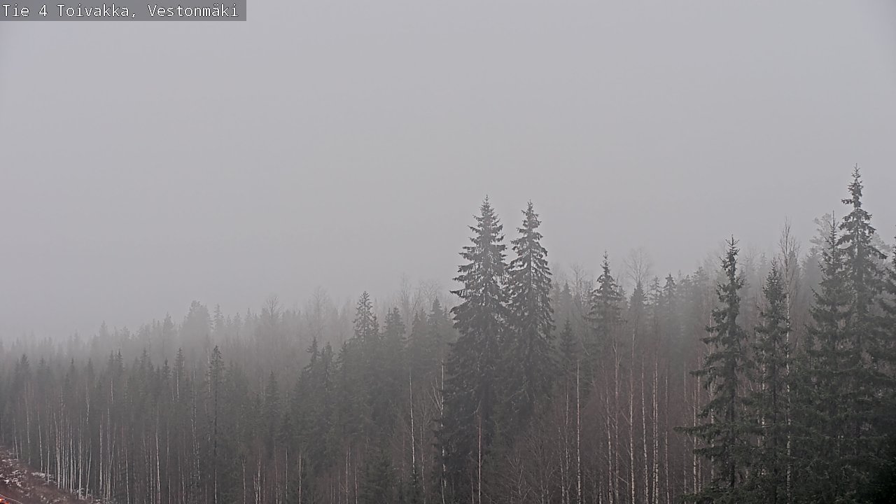 Weather Camera Image Väg 4 Toivakka, Vestonmäki, Toivakka, Keski-Suomi