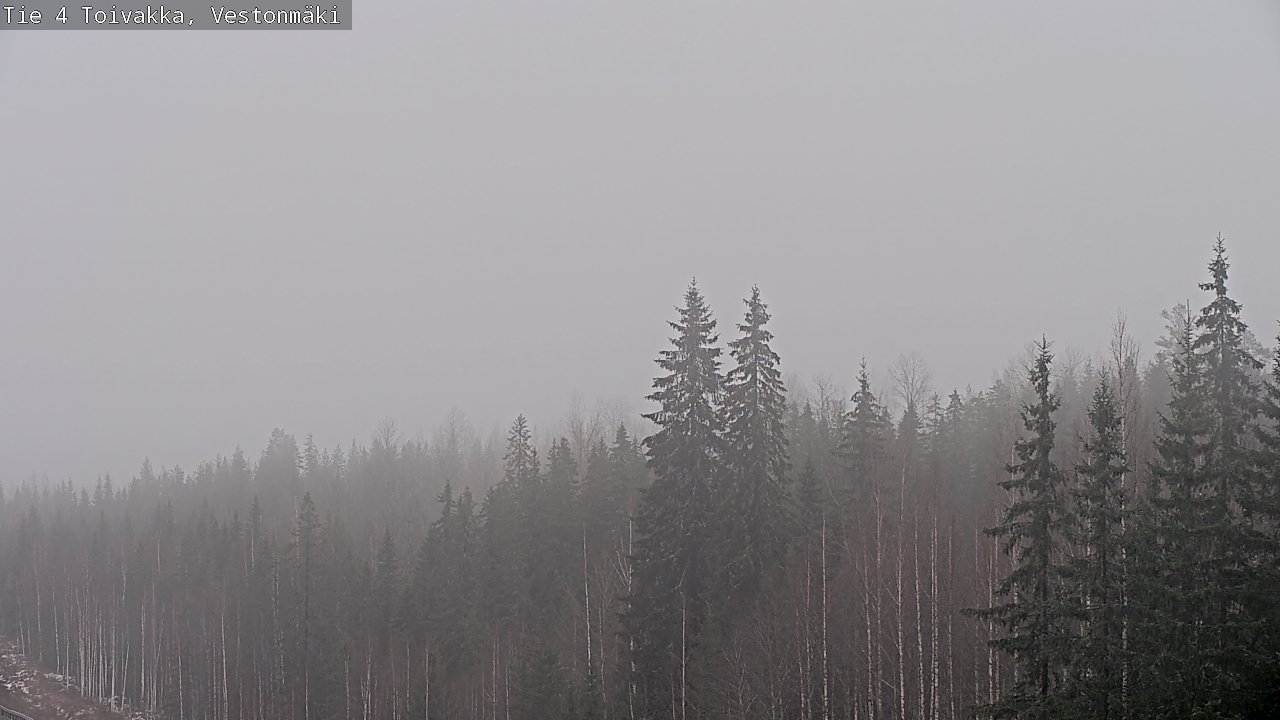 Weather Camera Image Väg 4 Toivakka, Vestonmäki, Toivakka, Keski-Suomi