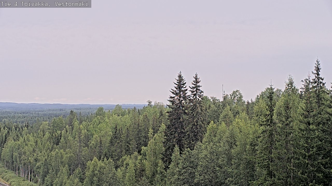 Weather Camera Image Road 4 Toivakka, Vestonmäki, Toivakka, Keski-Suomi