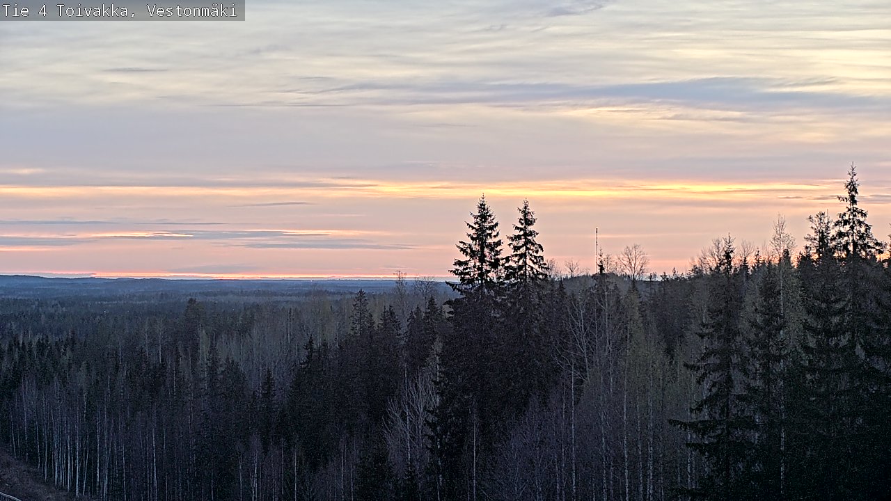 Weather Camera Image Road 4 Toivakka, Vestonmäki, Toivakka, Keski-Suomi