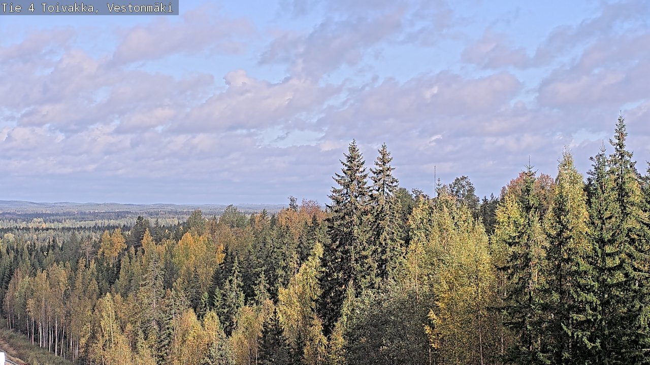Weather Camera Image Väg 4 Toivakka, Vestonmäki, Toivakka, Keski-Suomi