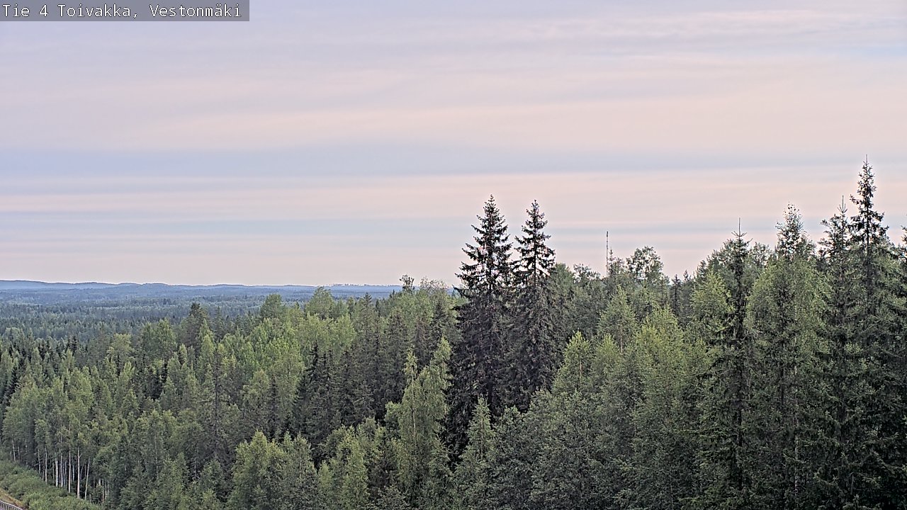Weather Camera Image Road 4 Toivakka, Vestonmäki, Toivakka, Keski-Suomi