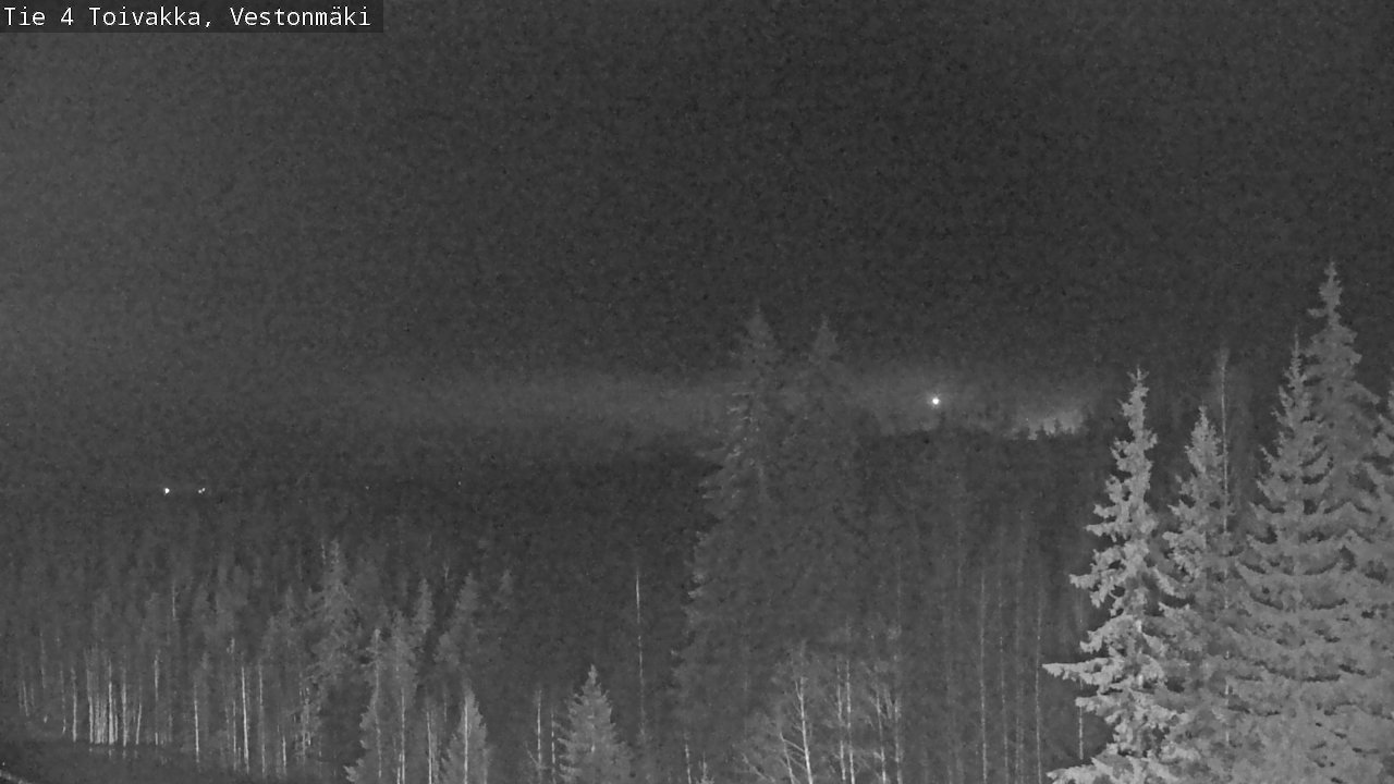 Weather Camera Image Väg 4 Toivakka, Vestonmäki, Toivakka, Keski-Suomi