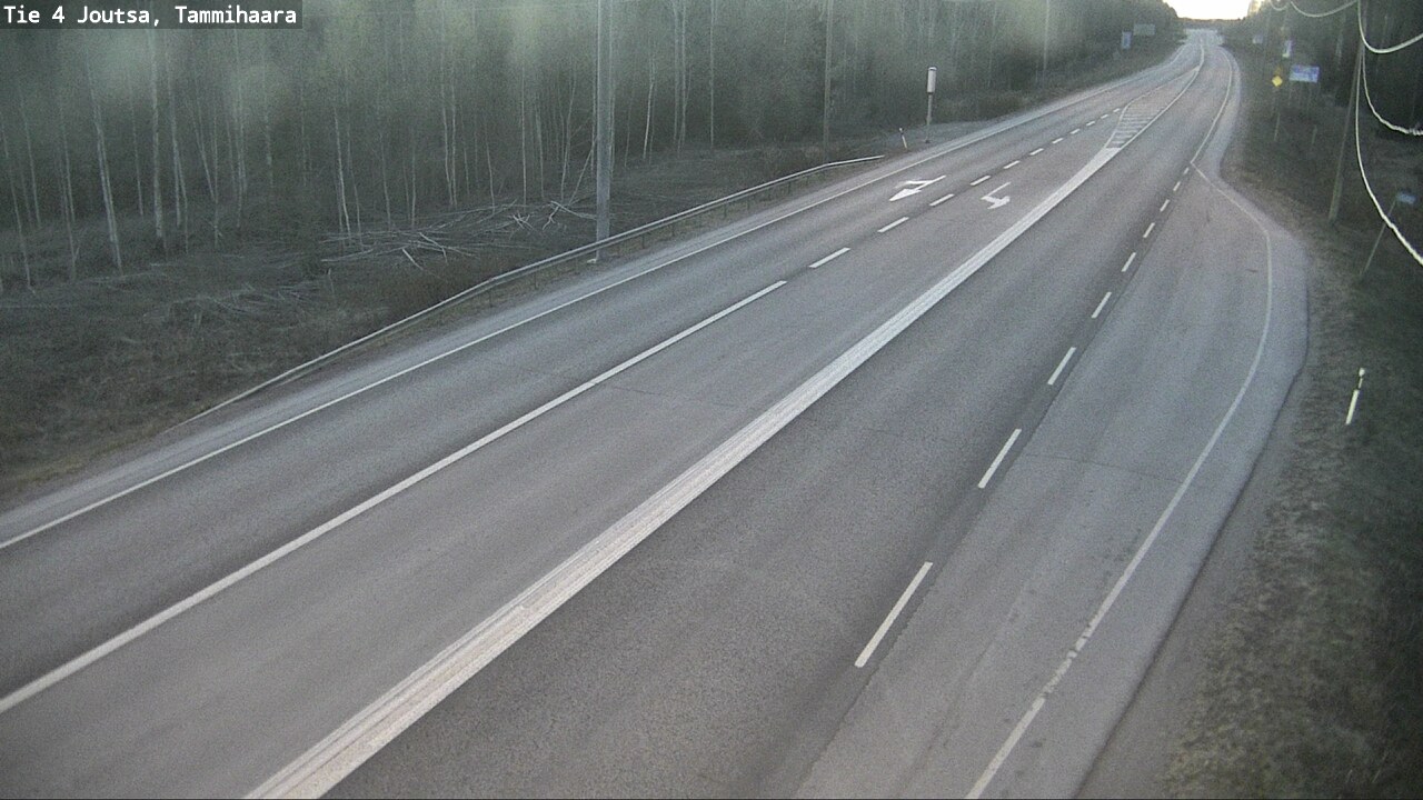 Weather Camera Image Väg 4 Joutsa, Tammilahti, Joutsa, Keski-Suomi