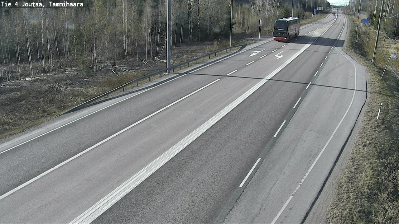 Weather Camera Image Väg 4 Joutsa, Tammilahti, Joutsa, Keski-Suomi