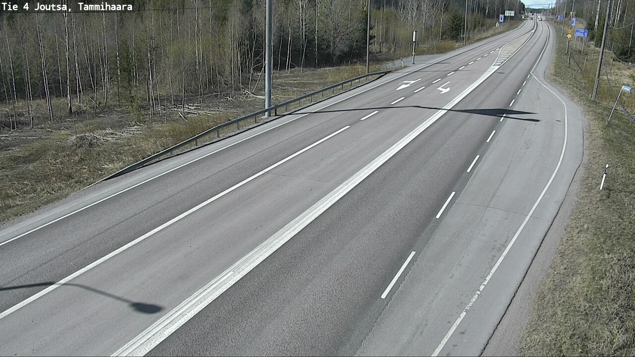 Weather Camera Image Väg 4 Joutsa, Tammilahti, Joutsa, Keski-Suomi