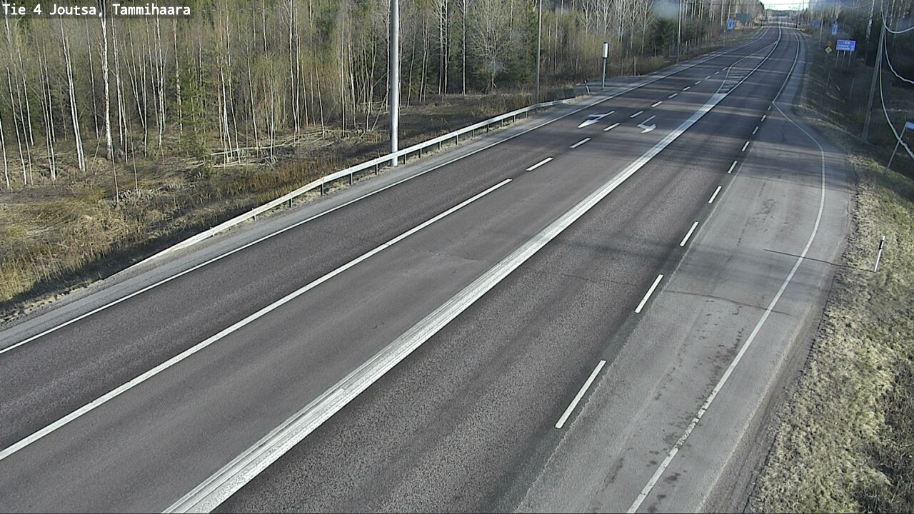 Weather Camera Image Väg 4 Joutsa, Tammilahti, Joutsa, Keski-Suomi