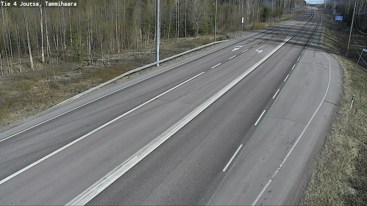 Weather Camera Image Väg 4 Joutsa, Tammilahti, Joutsa, Keski-Suomi