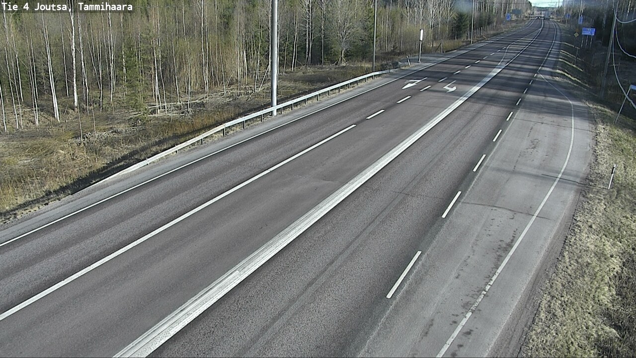 Weather Camera Image Väg 4 Joutsa, Tammilahti, Joutsa, Keski-Suomi