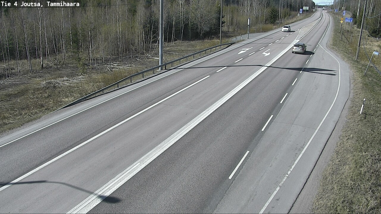 Weather Camera Image Väg 4 Joutsa, Tammilahti, Joutsa, Keski-Suomi