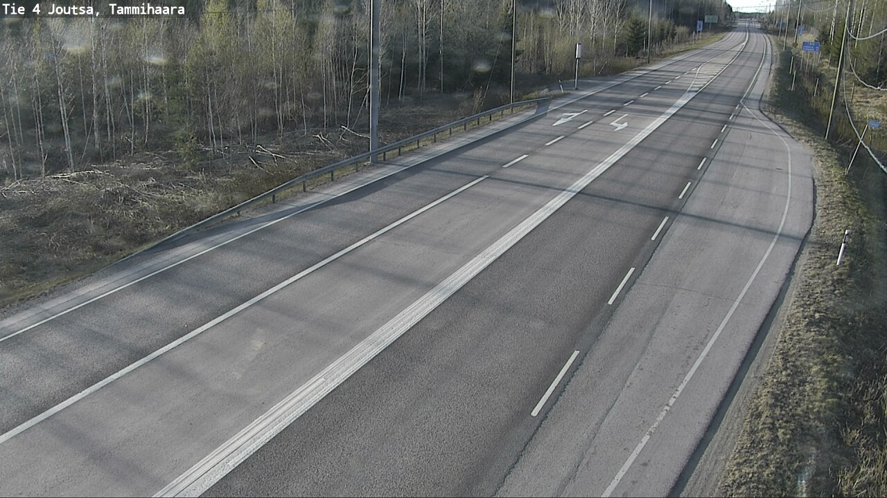 Weather Camera Image Väg 4 Joutsa, Tammilahti, Joutsa, Keski-Suomi