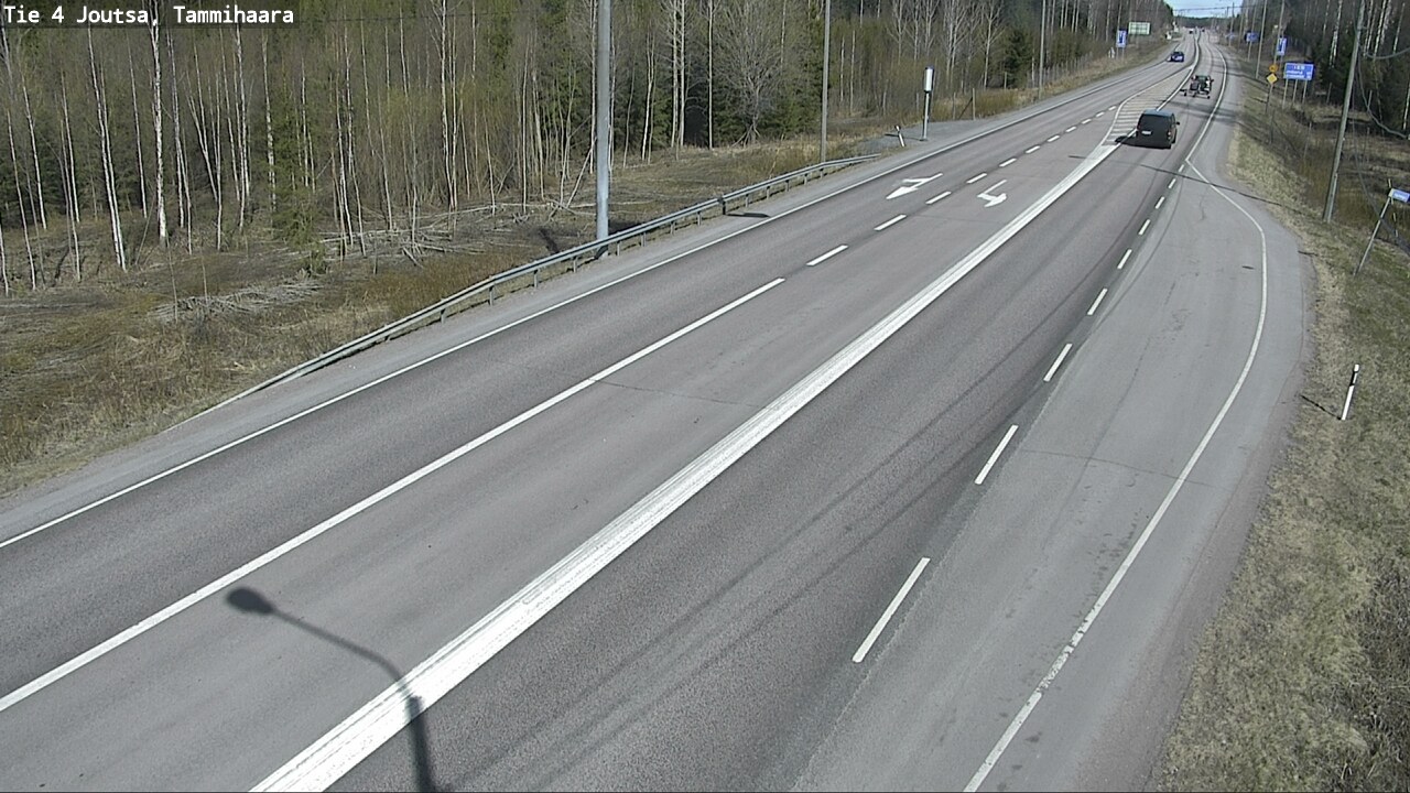 Weather Camera Image Väg 4 Joutsa, Tammilahti, Joutsa, Keski-Suomi