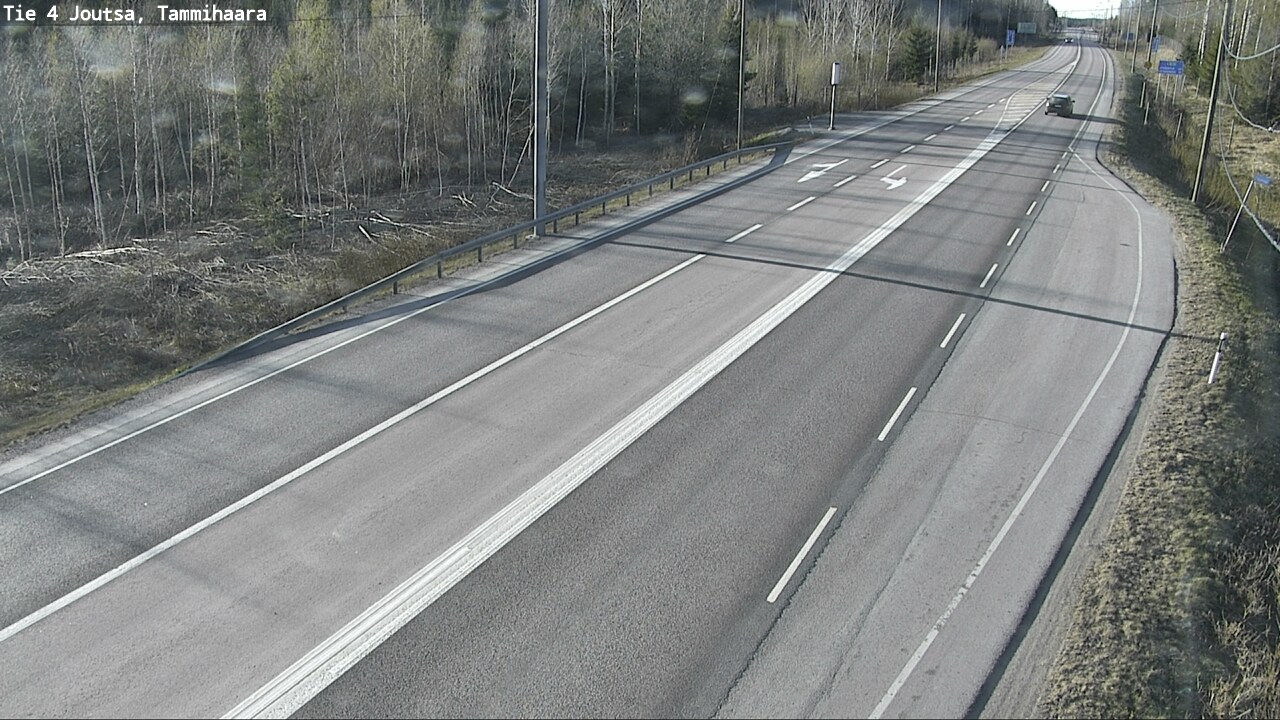 Weather Camera Image Väg 4 Joutsa, Tammilahti, Joutsa, Keski-Suomi